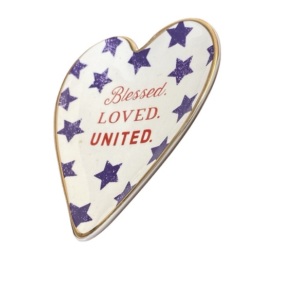 United Art Heart Trinket Dish By Demdaco - Picture 5 of 7